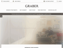 Tablet Screenshot of graberblinds.com